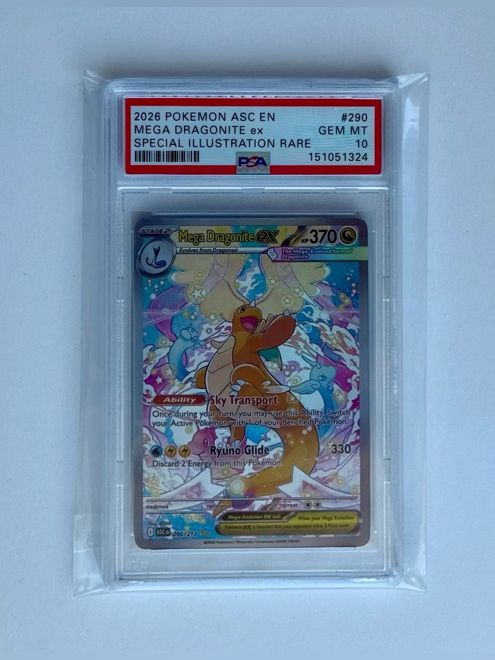 2026 POKEMON ASC EN MEGA DRAGONITE ex SPECIAL ILLUSTRATION Fan Art Custom Card